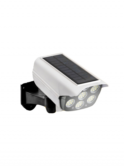 Уличный светильник на солнечной батарее с имитацией камеры видеонаблюдения Glowspy-3