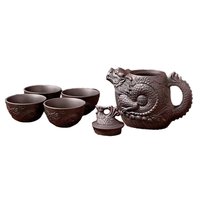 Керамический набор для чайной церемонии DragonSpirit , на 4 персоны-5