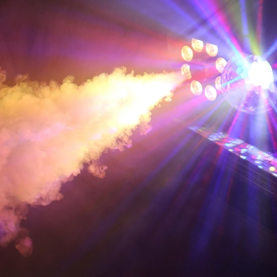 Генератор дыма с лазерным проектором-2